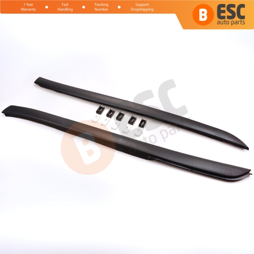 Front Windshield Glass Trim Moulding Pillar Cover Clips Set Left Right 6386980179 6389840861 for Mercedes Vito W638