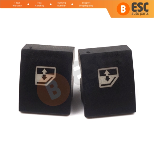 2 Pieces Window Switch Repair Button Cover 13228699 for Vauxhall Opel Astra H Zafira B Tigra B