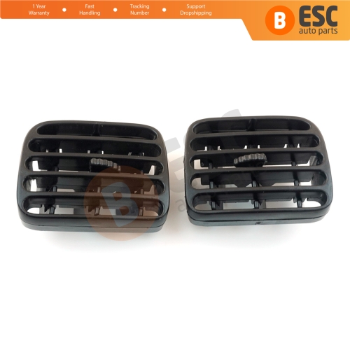 Air Vent Intake Grille Diffuser Set Black 7702258279 7702258280 for Renault Clio MK2 Symbol MK1 MK2 Thalia