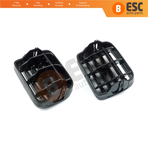 Air Vent Intake Grille Diffuser Set Black 7702258279 7702258280 for Renault Clio MK2 Symbol MK1 MK2 Thalia