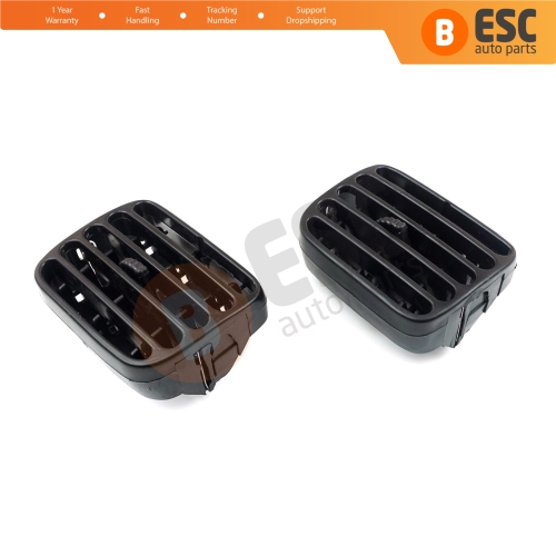 Air Vent Intake Grille Diffuser Set Black 7702258279 7702258280 for Renault Clio MK2 Symbol MK1 MK2 Thalia