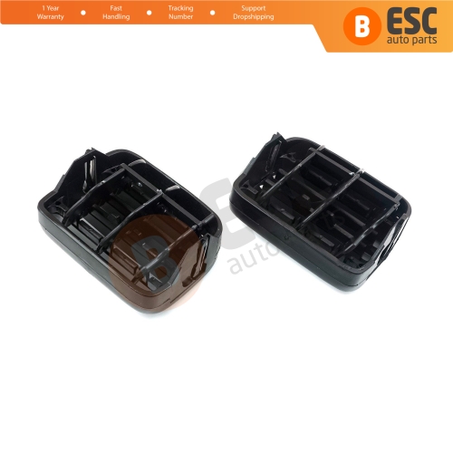 Air Vent Intake Grille Diffuser Set Black 7702258279 7702258280 for Renault Clio MK2 Symbol MK1 MK2 Thalia