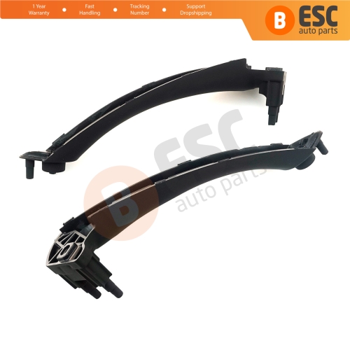 Inner Door Handle Pull Strap Bracket Black 51417230849 51417230850 Left Right for BMW 3 E90 E91