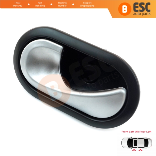 Interior Door Handle Left 8200730861 For Renault Megane Scenic Modus Kangoo Twingo MK2 Clio MK3 Sandero MK1