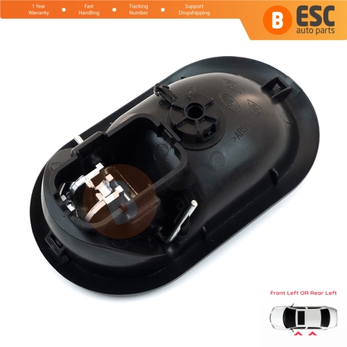 Interior Door Handle Left 8200730861 For Renault Megane Scenic Modus Kangoo Twingo MK2 Clio MK3 Sandero MK1