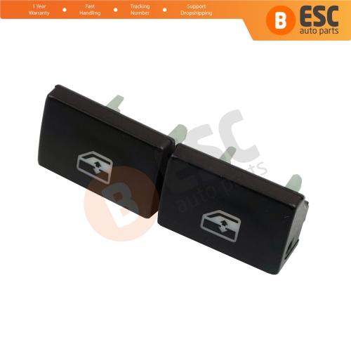 2 Pieces Master Window Lifter Switch Button Cover Front Left 81258067092 For MAN Truck TG Series