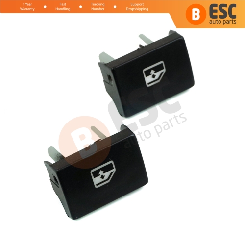 2 Pieces Master Window Lifter Switch Button Cover Front Left 81258067092 For MAN Truck TG Series