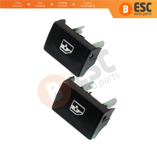 2 Pieces Master Window Lifter Switch Button Cover Front Left 81258067092 For MAN Truck TG Series