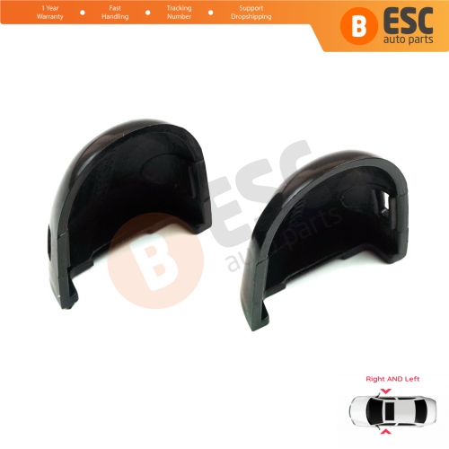 Left Right Door Handle Key Lock Cover Cap Set Black for Renault Megane Scenic Laguna 2 Primera P12 Espace 4 Vel Satis Clio 3 Modus Koleos