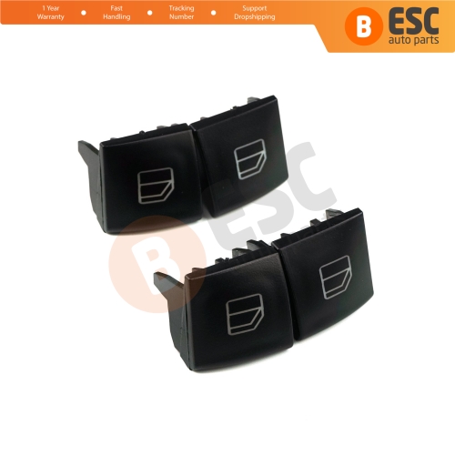 Master Driver Switch Left Right Window Button Cover Cap 1698206610 For Mercedes A W169 B W245