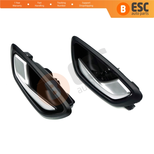 Interior Door Handle 806718801R 826723233R Set for Renault Megane Scenic MK4 Talisman