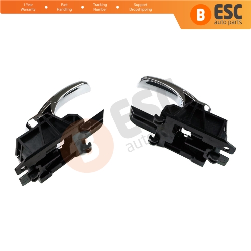 Interior Door Handle Set Front or Rear Left Right 80671 JD00E 80670 JD00E Set for Nissan Qashqai J10 MK1