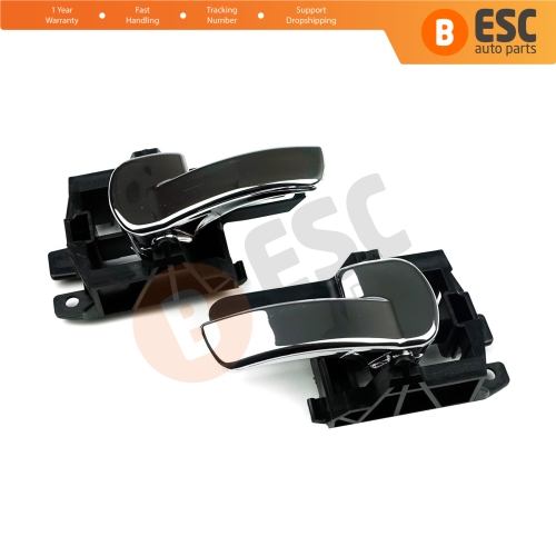 Interior Door Handle Set Front or Rear Left Right 80671 JD00E 80670 JD00E Set for Nissan Qashqai J10 MK1