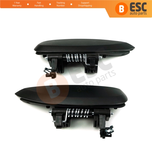 Exterior Door Handle 806067028R Set for Dacia Sandero Logan MK2 Renault Clio Symbol MK3