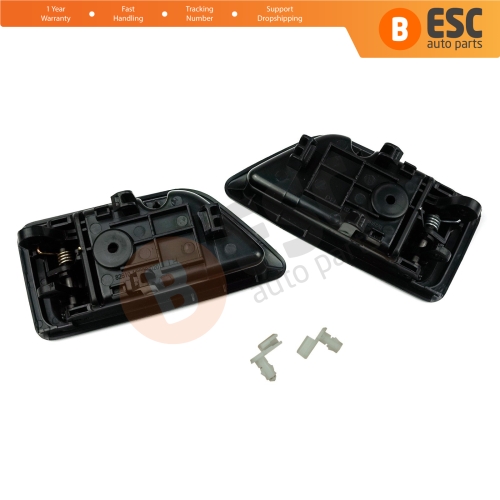 Interior Door Handle 82610 1C000 82620 1C000 Black Left Right Set for Hyundai Getz TB Click