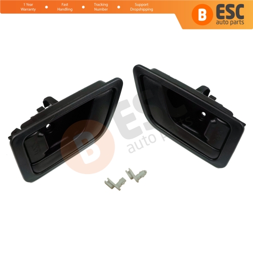 Interior Door Handle 82610 1C000 82620 1C000 Black Left Right Set for Hyundai Getz TB Click