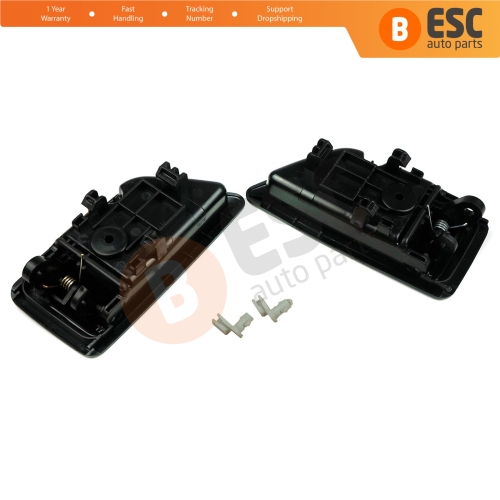 Interior Door Handle 82610 1C000 82620 1C000 Black Left Right Set for Hyundai Getz TB Click