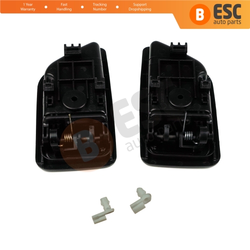 Interior Door Handle 82610 1C000 82620 1C000 Black Left Right Set for Hyundai Getz TB Click