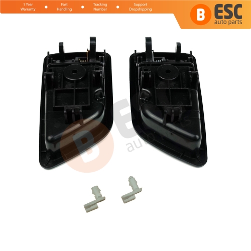 Interior Door Handle 82610 1C000 82620 1C000 Black Left Right Set for Hyundai Getz TB Click