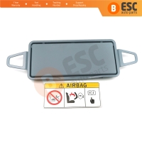 Sun Shade Visor Makeup Cosmetic Mirror Cover Gray 2128103710 For Mercedes E W212 CLS W218