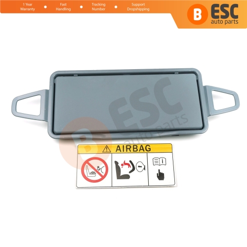 Sun Shade Visor Makeup Cosmetic Mirror Cover Gray 2128103710 For Mercedes E W212 CLS W218