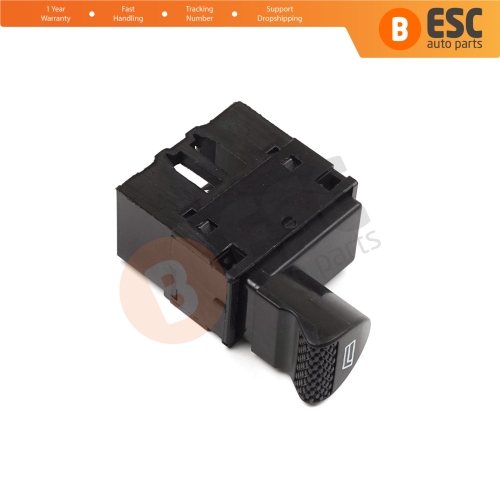 Power Window Switch 6 Pin Front Left Door 98809718 Black for Fiat Siena Albea Palio Strada