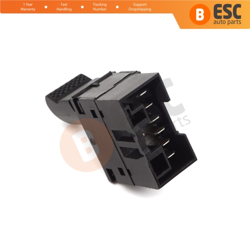 Power Window Switch 6 Pin Front Left Door 98809718 Black for Fiat Siena Albea Palio Strada