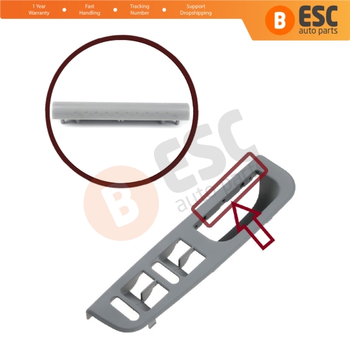 Front Door Handle Pull Trim Cover 3B0867175A GRAY for VW Passat B5 Bora Jetta Golf MK4 Superb