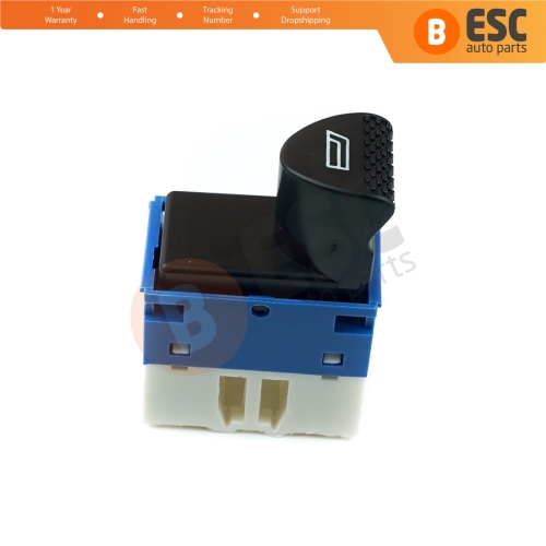 Power Window Switch Button 6 Pin Front Right Door Blue 98809719 For Siena Fiat Albea Palio Strada