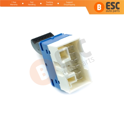 Power Window Switch Button 6 Pin Front Right Door Blue 98809719 For Siena Fiat Albea Palio Strada