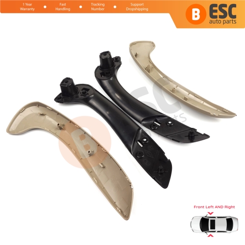 Front Inner Door Handle Grip Beige Left Right for Renault Megane MK3 Fluence 809600015R