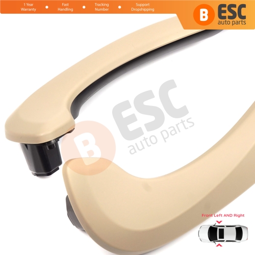 Front Inner Door Handle Grip Beige Left Right for Renault Megane MK3 Fluence 809600015R