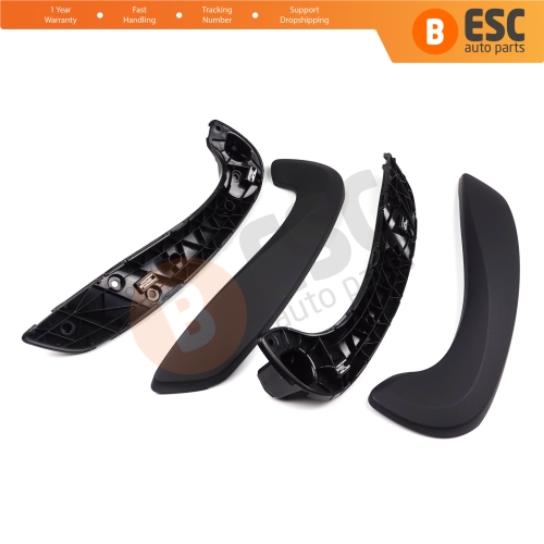 Front Inner Door Handle Grip Black Left Right for Renault Megane MK3 Fluence 809540001R