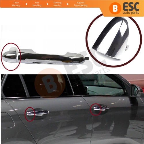 Front or Rear Passenger Door Handle End Cap Cover 735635865 for Fiat Tipo 356 Egea 2015-On