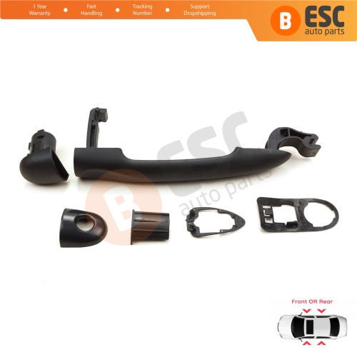 Exterior Door Opener Handle 806B02596R For Renault Fluence Megane 3 Clio 4 Scenic 3 Captur 1