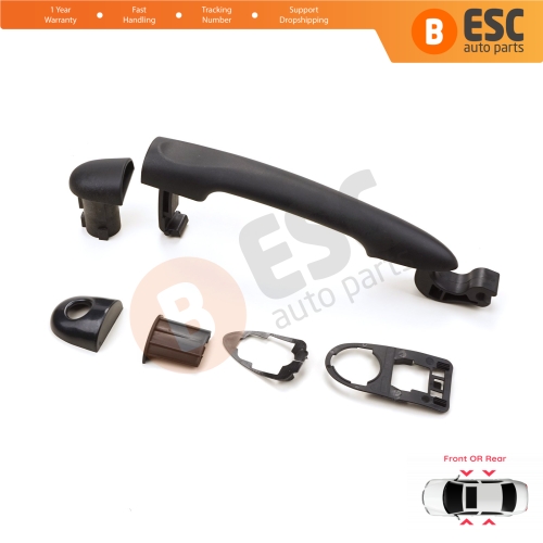 Exterior Door Opener Handle 806B02596R For Renault Fluence Megane 3 Clio 4 Scenic 3 Captur 1