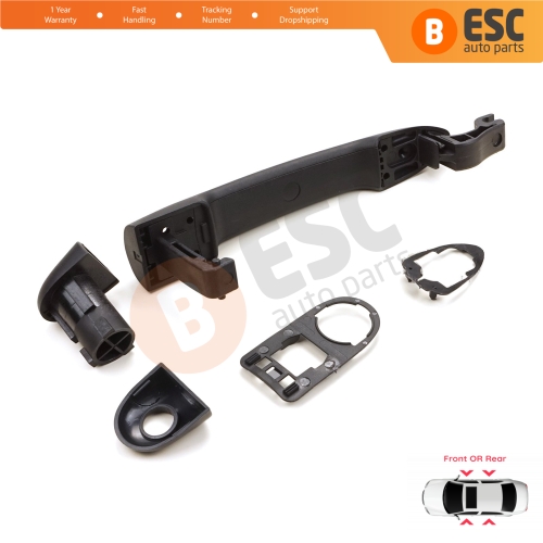 Exterior Door Opener Handle With Sensor Hole 806706656R For Renault Fluence Megane 3 Clio 4 Scenic 3 Captur 1