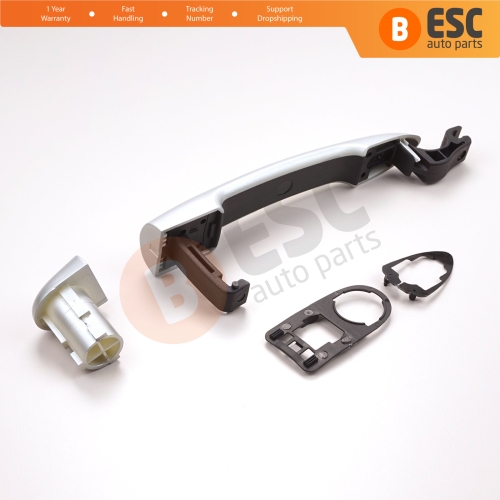 Exterior Door Handle With Sensor Hole Chrome Color 806B08422R For Renault Fluence Megane 3 Clio 4 Scenic 3 Captur 1