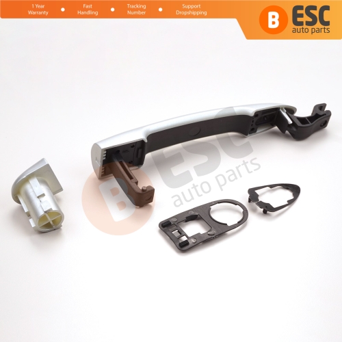 Exterior Door Handle With Sensor Hole Chrome Color 806B08422R For Renault Fluence Megane 3 Clio 4 Scenic 3 Captur 1