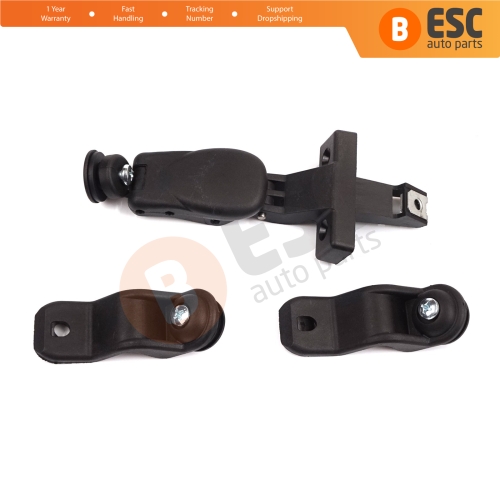 Rear Sliding Window Handle Latch Set 858244 for Fiat Doblo Fiorino Citroen Berlingo Nemo Peugeot Partner Bipper