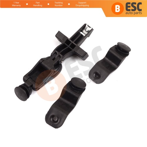 Rear Sliding Window Handle Latch Set 858244 for Fiat Doblo Fiorino Citroen Berlingo Nemo Peugeot Partner Bipper