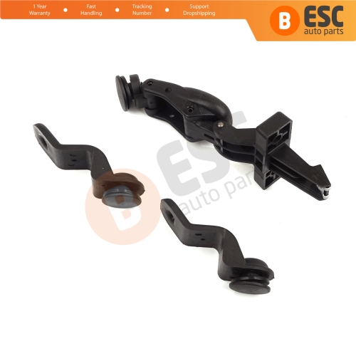 Rear Sliding Window Handle Latch Set 858244 for Fiat Doblo Fiorino Citroen Berlingo Nemo Peugeot Partner Bipper