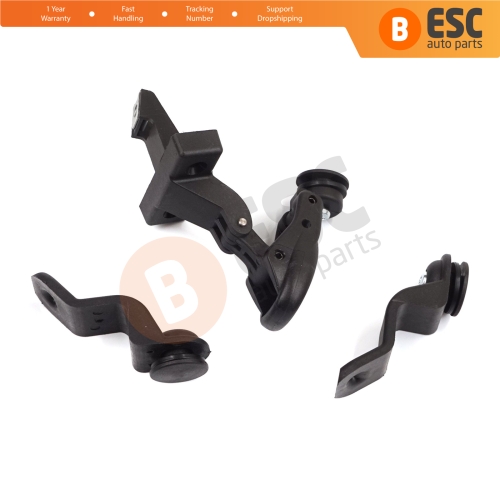 Rear Sliding Window Handle Latch Set 858244 for Fiat Doblo Fiorino Citroen Berlingo Nemo Peugeot Partner Bipper