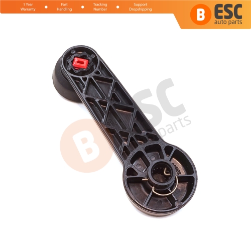 Window Winder Crank Handle Left or Right Black 1041708 for Ford Transit Connect Fiesta Focus Escort Ka Puma