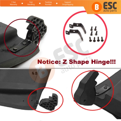 Glove Box Lid Z Shape Hinge Repair Kit 8E2857035 for Audi A4 S4 RS4 B6 B7 Seat Exeo 3R5