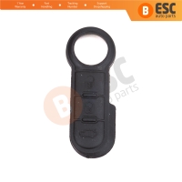 3-Button Remote Control Flip Key Rubber Button Pad Buttons for Fiat Ducato Doblo Punto 500 Bravo Fiorino 71749374