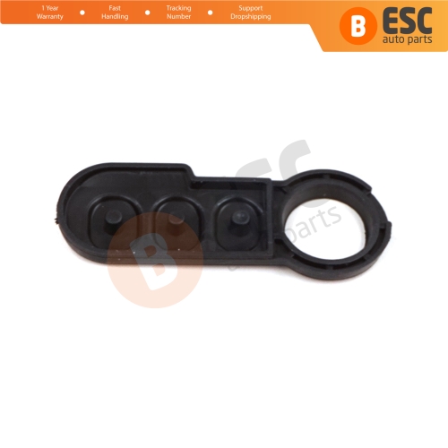 3-Button Remote Control Flip Key Rubber Button Pad Buttons for Fiat Ducato Doblo Punto 500 Bravo Fiorino 71749374