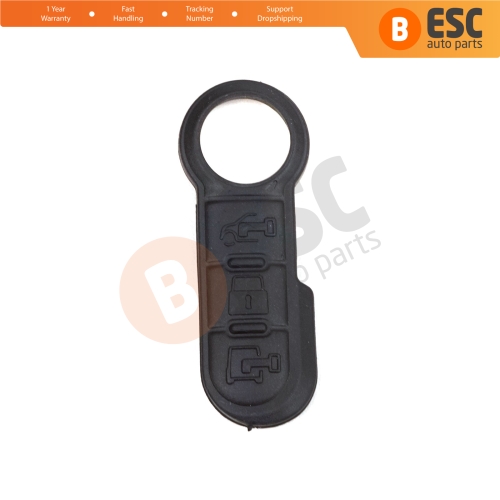 3-Button Remote Control Flip Key Rubber Button Pad Buttons for Citroen Relay Fiat Ducato Peugeot Boxer 71752589