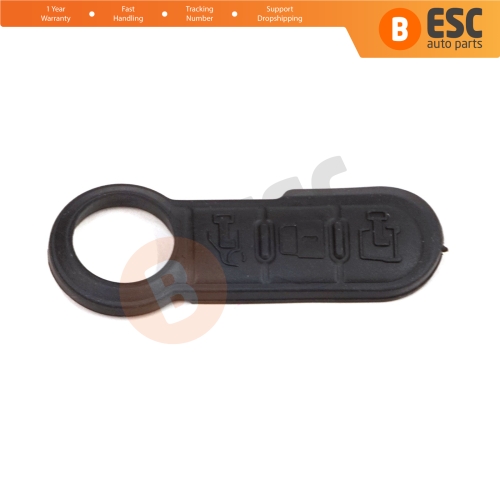 3-Button Remote Control Flip Key Rubber Button Pad Buttons for Citroen Relay Fiat Ducato Peugeot Boxer 71752589