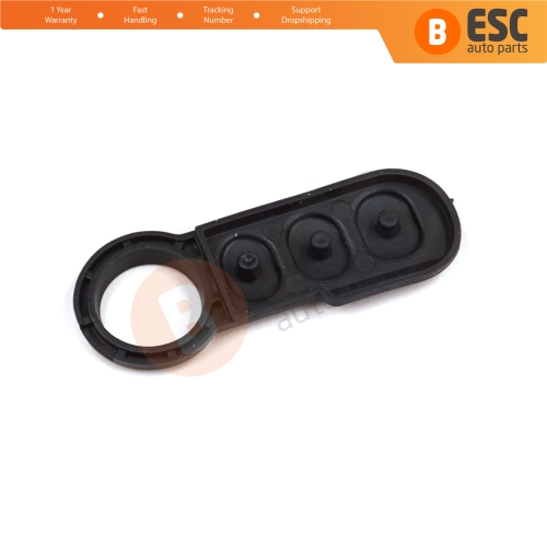 3-Button Remote Control Flip Key Rubber Button Pad Buttons for Citroen Relay Fiat Ducato Peugeot Boxer 71752589